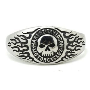 Harley Davidson decorated skull Bracelet