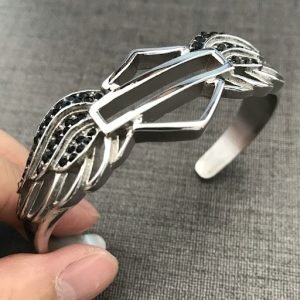 Harley Davidson decorated wings Bracelet