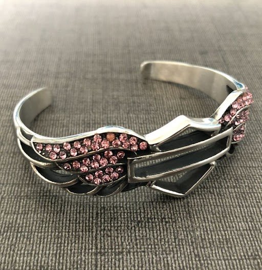 Harley Davidson carved wings Bracelet