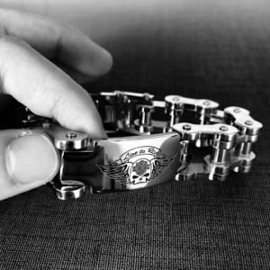 Harley Davidson skull Bracelet