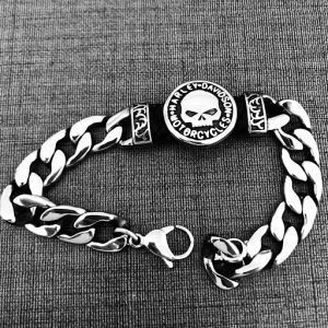 Harley Davidson skull Bracelet