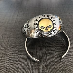 Harley Davidson skull Bracelet
