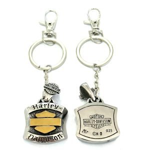 Harley Davidson fire Keychain