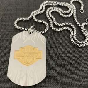 Harley Davidson golden logo Pendant