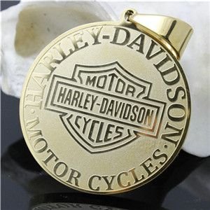 Harley Davidson golden Pendant