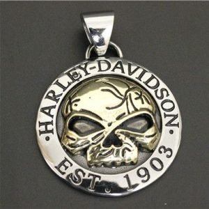Harley Davidson skull Pendant