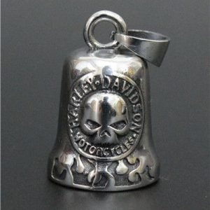 Harley Davidson bell skull Pendant