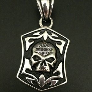 Harley Davidson skull Pendant