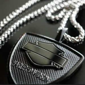 Harley Davidson black logo Pendant