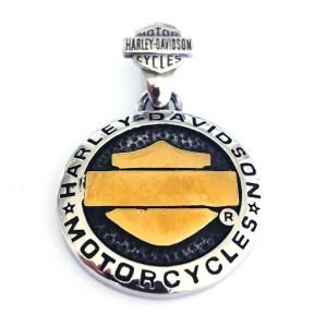 Harley Davidson golden logo Pendant