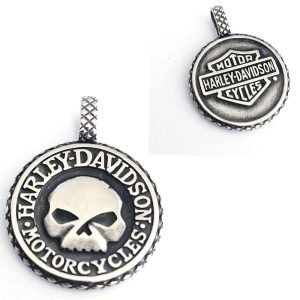 Harley Davidson skull Pendant