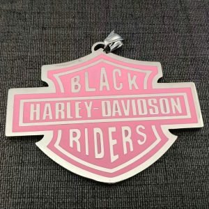 Harley Davidson pink logo Pendant