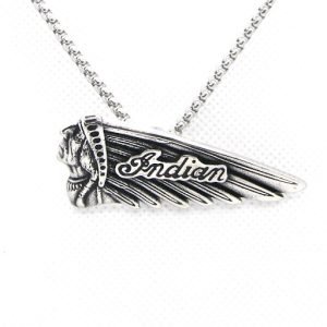 Harley Davidson carved wing Pendant