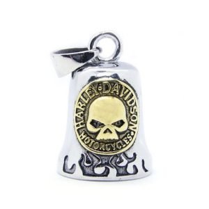 Harley Davidson golden bell Pendant