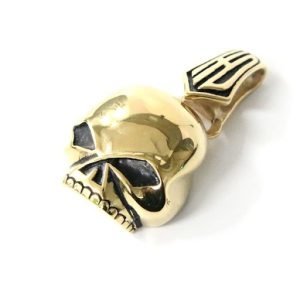 Harley Davidson golden skull Pendant
