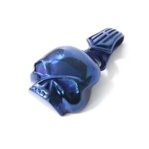 Harley Davidson blue skull Pendant