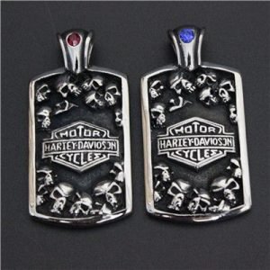 Harley Davidson carved Pendant