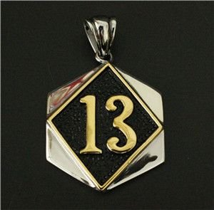 Harley Davidson golden 13 Pendant