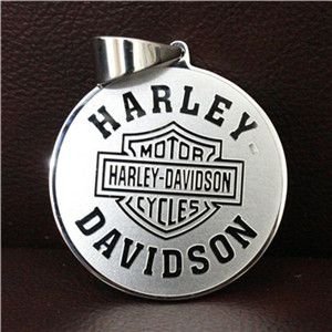 Harley Davidson silver logo Pendant