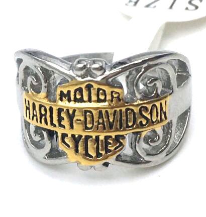 Harley Davidson decorated ring