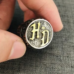 Harley Davidson logo ring