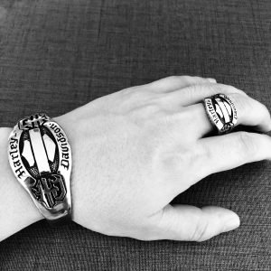 Harley Davidson logo ring