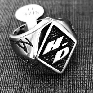 Harley Davidson logo ring