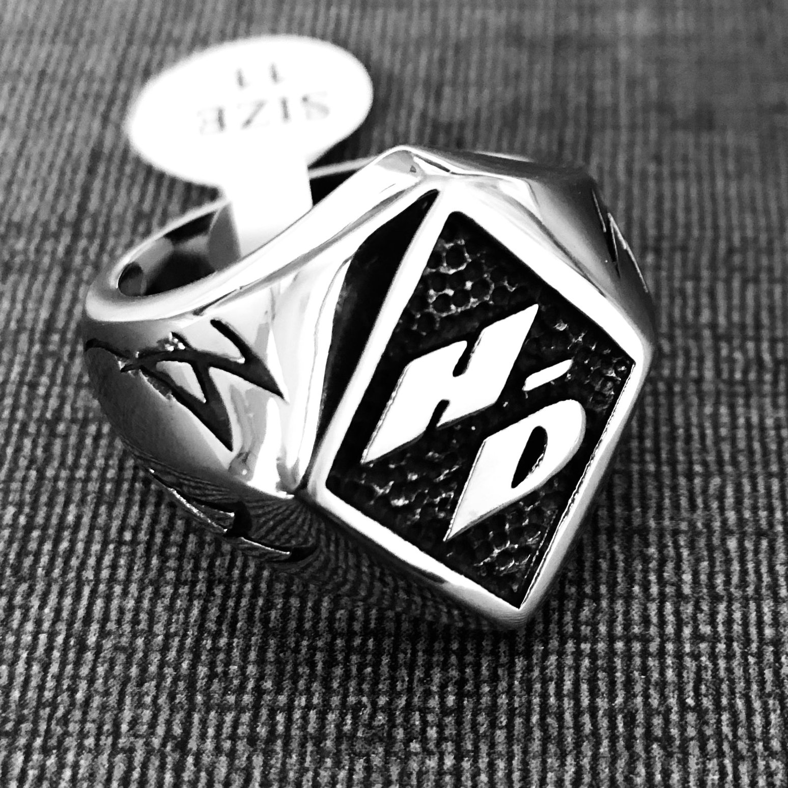 Harley Davidson logo ring