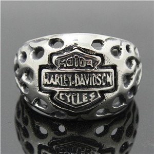 Harley Davidson logo ring