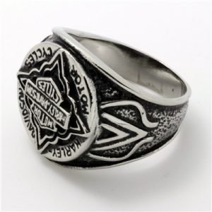 Harley Davidson decorated ring
