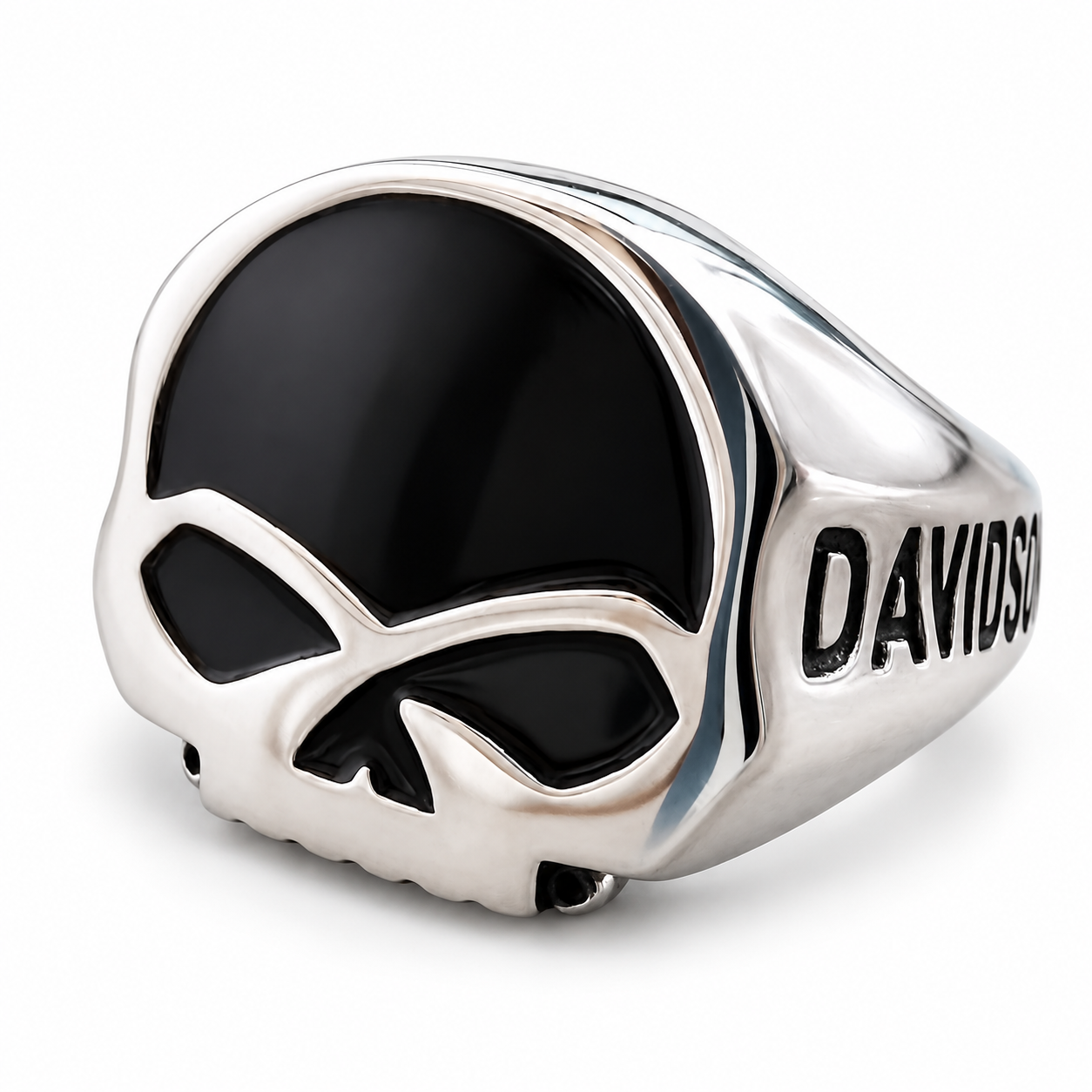 Actual product photo of Polished Skull Ring