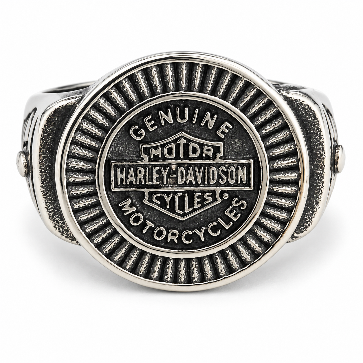 Genuine Motorcycles Crest Ring – independent biker-inspired jewelry